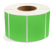 3″ X 2″ Direct Thermal Green Label