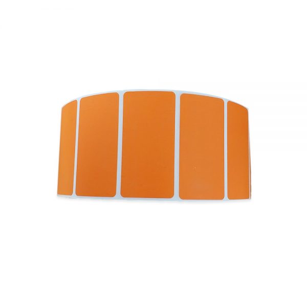 3" X 1 1/2" Thermal Transfer Orange Label