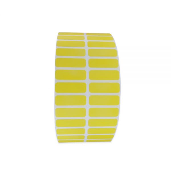 1 1/2" X 1/2" Thermal Transfer Yellow Label